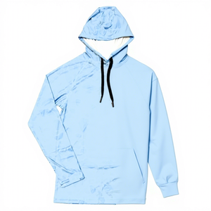 Sudadera de Pesca con Capucha Unisex Azul Camuflaje, Manga Larga, UPF 50, Anti UV, Poliéster, Protección Solar - Product Image 2