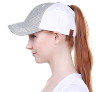 Promotionnel Baseball Maman Chapeau En Gros Baseball Chapeau Maille Femmes Poney Queue De Baseball Chapeau