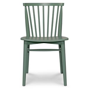 Vintage Style Artical Furniture Green Armless <b>Wooden</b> Dining <b>Chair</b> for Dining Room - Product Image 2