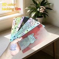 Película Protectora de Pantalla de 190*120 mm con Patrón 3D, Directo de Fábrica, para Máquina de Corte de Películas Inteligente, Duradera