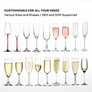 Set di Bicchieri da <span class=keywords><strong>Vino</strong></span> Personalizzati con Incisione Laser, Confezione Regalo Multipla, ODM OEM, Motivo Inciso, Flute da Champagne per Matrimoni e Feste - Product Image 5