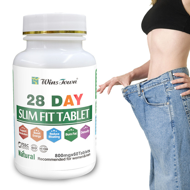 Winstown 28Day Fit Slim Tablets Fast Weight Loss Supplement Effective Slimming Slim Fat burner Tablet Pills Detox for Man Woman