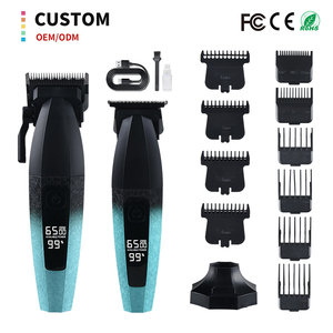 Tondeuse à cheveux de haute qualité pour salon de coiffure, tondeuse sans fil professionnelle portable avec lame en céramique titane - Product Image 1
