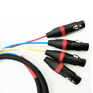 OEM âm thanh de Y điện rắn <span class=keywords><strong>XLR</strong></span> Cáp Nam đến Nữ đa Microphone 4 8 12 kênh CuộN giai đoạn hộp cáp - Product Image 5