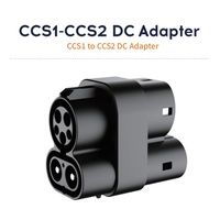 CCS1 à CCS2 EV chargeur adaptateur 32A charge rapide prise de véhicule électrique universelle avec Protection contre les surcharges étanche