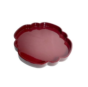 Bandeja de Servir de Madera Lacada de Lujo con Asas, Elegantes Platos Decorativos para la Encimera de la Cocina, Regalo de Inauguración de Casa - Product Image 3