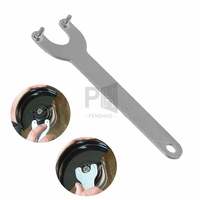 Clé à bride professionnelle à 2 mâchoires pour écrous filetés, outil de fixation pour le démontage des meuleuses d'angle 125/150