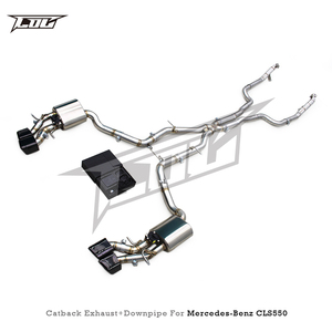 Escape Trasero Valvetronic Personalizado de Acero Inoxidable SS304 para Mercedes-Benz CLS550 W218 M278 4.7L V8 2010-2016 con Tubo en X, Válvula OEM y Sonido Deportivo - Product Image 3