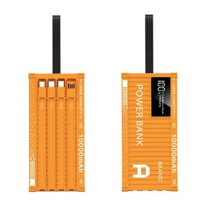 Banco de Energía Portátil de 10000mAh con Logotipo Personalizado, Cables Integrados, Cargador Súper Rápido, Bancos de Energía Universales para Exteriores - Product Image 2