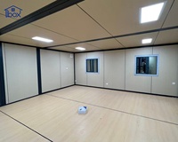 Conteneur pliable et extensible préfabriqué vide de 20 pieds pour magasin, salle de sport, bureau, salle de classe, divertissement, restaurant