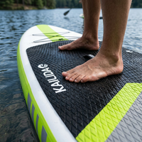 Planche de SUP gonflable de 10'6'' avec 8 anneaux de fixation pour hamac, camping et installation de bâche sur l'eau
