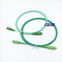 Jarretière 1,6 mm Aqua 3,5 mètres SCAPC Câble de raccordement optique FTTH WiFi disponible Optique G657A2 1,5 m 2 m 3,5 m 4 m Longueurs Jarretière
