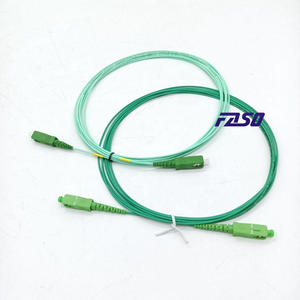 Jarretière 1,6 mm Aqua 3,5 mètres SCAPC Câble de raccordement optique FTTH WiFi disponible Optique G657A2 1,5 m 2 m 3,5 m 4 m Longueurs Jarretière - Product Image 1