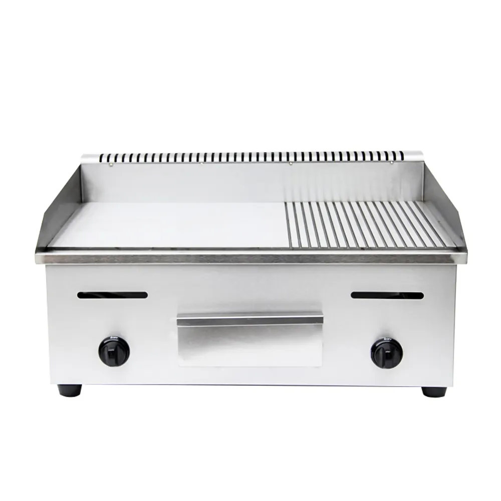 Ex-Factory Price Flat Plate Stainless Steel Griddle Commercial Griddle Grill Gas For Restaurant