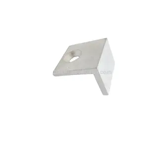 Soporte de estante conector de esquina de ángulo de aluminio personalizado