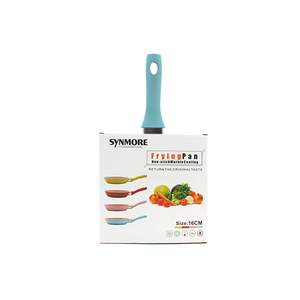 Mini sartén antiadherente forjada de 12/14/16 cm, sartén plana de granito de aluminio para freír huevos - Product Image 6