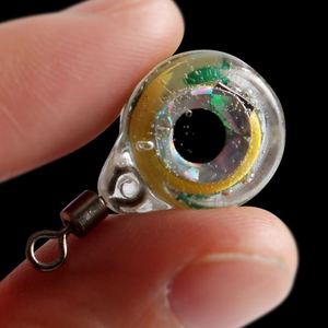 Lampe de pêche LED électronique multicolore étanche avec bouton d'attirage et effet œil de poisson - Product Image 1