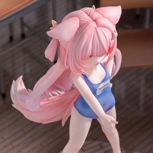 Figura de PVC de Chica con Orejas de Gato en Traje de Baño, Estilo Lolita Shoujo Dream Sakura, Decoración de Escritorio - Product Image 3
