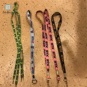 Kunden spezifische hochwertige Schlüssel anhänger Lanyard Kpop mit Slogans mit 25 Jahren Erfahrung und ISO-Zertifikat