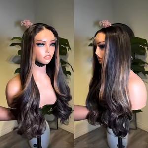 Vurgulamak 5x5 tutkalsız Hd dantel kapatma vücut dalga peruk ham bakire vietnamca doğal dalga dantel ön peruk insan saçı - Product Image 3