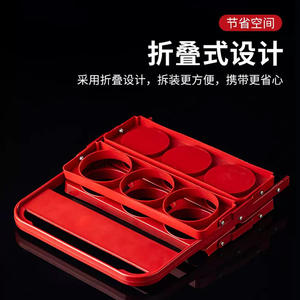 Support à bière pliable vert, capacité de 12 verres, distributeur de vin portable pour fêtes, bars KTV, forme rectangulaire, design en plastique - Product Image 5