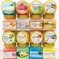 Wootgold 780g Crème Corporelle Éclaircissante au Sel et au Sucre à la Vitamine C Nettoyante Hydratante Raffermissante Revitalisante Tous Types de Peau Gluta Berry
