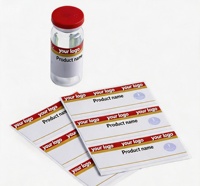 Autocollants personnalisés pour flacons de 3 ml à 30 ml, imperméables, avec une forte adhérence, pour les échantillons de voyage, les cosmétiques et les emballages d'extraits végétaux