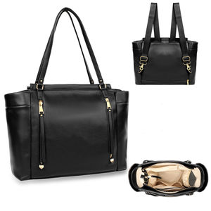 Bolso de gran capacidad para mamá, 12 bolsillos, bolso de viaje para pañales, bolso de hospital, bolso de viaje para pañales, bolsa de pañales de cuero, <span class=keywords><strong>mochila</strong></span> - Product Image 2