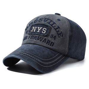 Cappellino da Baseball Regolabile in Cotone Lavato con Ricamo Alfabetico, Stile Casual alla Moda, per Uomo e Donna, Sconto Quantità - Product Image 1