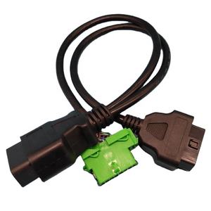 Personalizable OBDII OBD2 1 macho 2 hembra divisor Y Cable de extensión para varios modelos de máquinas electrónicas de automóviles de goma - Product Image 2