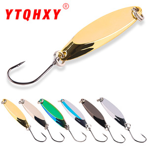 Leurre Spinner Angulaire à Hameçon Simple 1g 2g 3g, Jig Métallique pour Pêche au Bar en Eau Douce, Appât de Fond, Longue Portée, Argent, Or, Bleu Irisé - Product Image 4