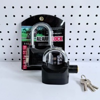 Candado de Alarma Tipo C 110 para Motocicleta, Puerta, Gabinete, Bicicleta, Antirrobo, Impermeable, Resistente al Óxido