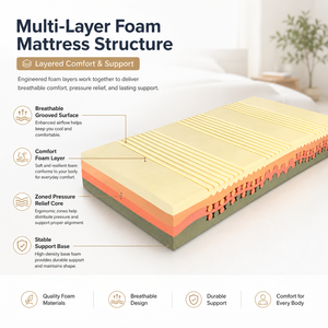 <span class=keywords><strong>Matelas</strong></span> en mousse à mémoire de forme ultra-refroidissant de 12 pouces <span class=keywords><strong>Matelas</strong></span> en gel à couverture en tricot doux au toucher dans une boîte <span class=keywords><strong>Matelas</strong></span> king size - Product Image 2