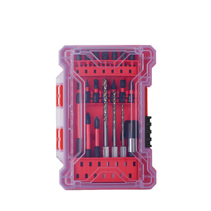 Kit d'outils en acier isolé magnétique de 35 pièces, comprenant embouts de tournevis et embouts de perçage, 1/4 po, pour visseuses à chocs - Product Image 1