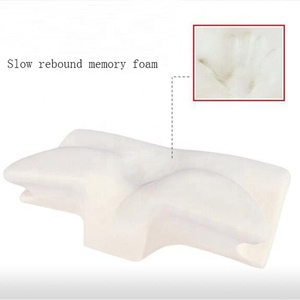 Almohada Curva para Dormir, Almohada de Espuma Viscoelástica para Aliviar el <span class=keywords><strong>Dolor</strong></span> de Cuello - Product Image 3