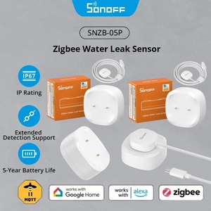 Détecteur <span class=keywords><strong>de</strong></span> fuite d'eau SNZB-05P Zigbee, détection <span class=keywords><strong>de</strong></span> fuites et <span class=keywords><strong>de</strong></span> gouttelettes, alerte en temps réel, contrôle par application, sans caméra - Product Image 1
