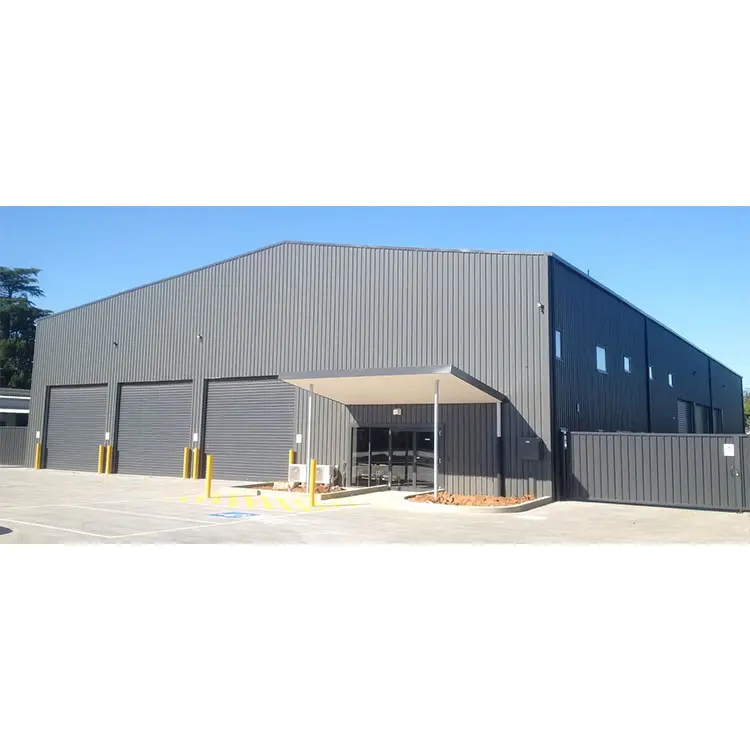 Professional heavy prefabricated workshop building prefab steel structure warehouse for wholesales