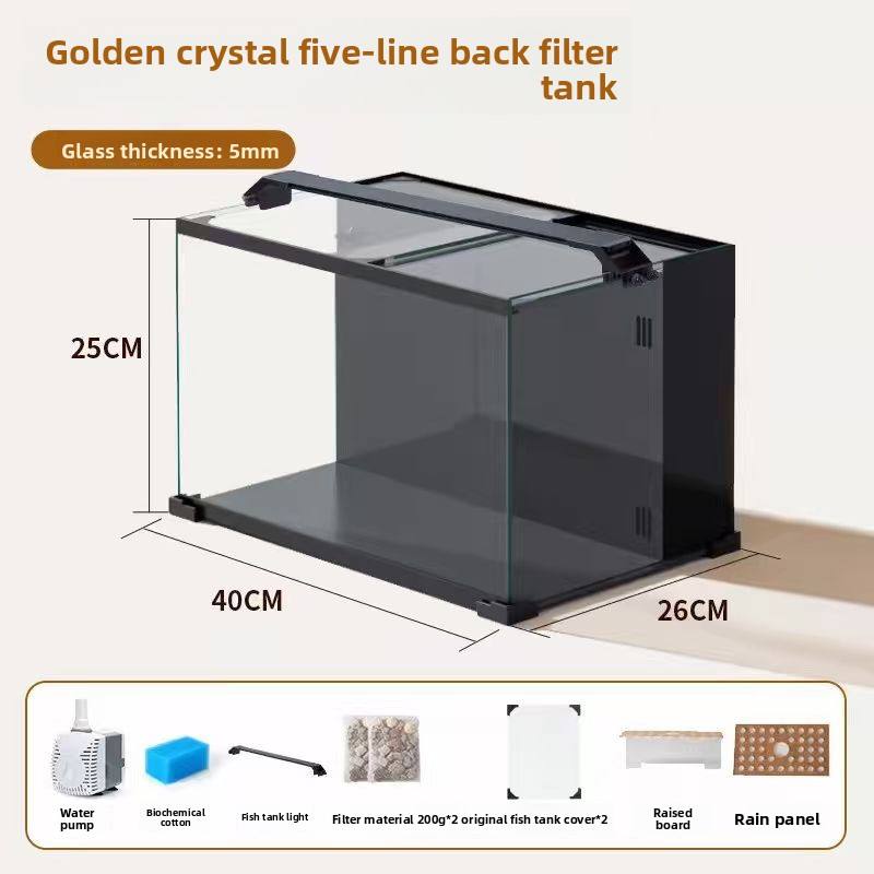 Noir-40*26*26cm-Avec longue bande lumineuse