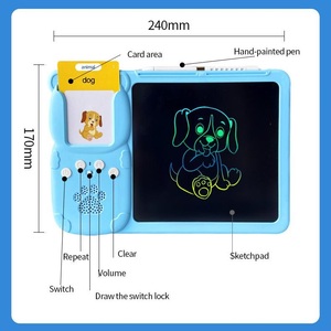 AiJH 112 cartes, machine à cartes flash éducatives, dessin LCD, lecture, éducation précoce, jouets de dessin 2 en 1 - Product Image 6