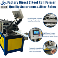 Machine de profilage automatique HD pour montants et rails métalliques de cloisons sèches, machine à profilage de quilles en acier léger pour plafonds et murs