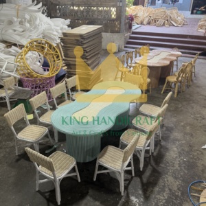 Artisan Handmade Rattan <b>Kids</b> <b>Chair</b> Wholesale Supplier Eco Friendly Baby Furniture for Birthday Party Wedding Decoration - Product Image 2