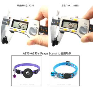 Verstellbares Plastik-Halsband mit Leine und Sicherheitsgurt für Hunde und Katzen mit Sicherheitsverschluss - Product Image 5