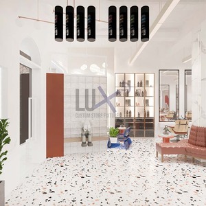 LUX Fashion New Hair Salon Display Counter Furniture for Barber Shop - Product Image 6