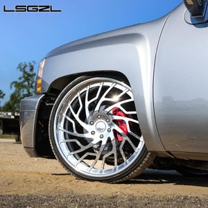 カスタム鍛造トラックホイール 24 26 28インチ ポリッシュ仕上げ ディープディッシュ 8x170 8x180 ピックアップ＆SUVホイール F150トラック Silverado 2500用 - Product Image 2