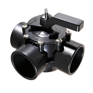 4717 Valve NeverLube à <span class=keywords><strong>3</strong></span> ports de 2 à 2 à 1/2 pouces à joint positif compatible avec Jandy, <span class=keywords><strong>vanne</strong></span> de dérivation à <span class=keywords><strong>3</strong></span> voies adaptée à la <span class=keywords><strong>piscine</strong></span> au sol - Product Image 4