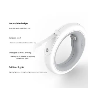 Correa para Mascotas con Pulsera, Correa para Perros con Manos Libres, con Modo Nocturno, Luz <span class=keywords><strong>LED</strong></span> Recargable de Alto Brillo, Correa para Perros y Gatos - Product Image 5