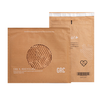 Enveloppes matelassées en papier kraft biodégradable 100% recyclé, taille personnalisée XCGS, sac d'expédition en nid d'abeille naturel