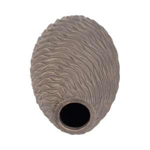 Vaso Alto Ondulato Testurizzato, Decorazione Scultorea per Soggiorno, Camera da Letto, Ufficio, Esposizione su Tavolo - Product Image 5