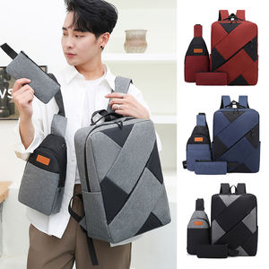 Conjuntos de tres piezas al por mayor, mochila para ordenador portátil, nueva Mochila deportiva informal con carga USB, mochila para ordenador de negocios, mochila para hombre - Product Image 2