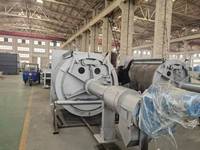 Système de déshydratation et de convoyage à tambour rotatif en acier inoxydable avec tamis fins pour les travaux des stations d'épuration des eaux usées
